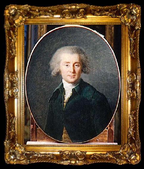 framed  eisabeth Vige-Lebrun Portrait of Andre Ernest Modeste Gretry, ta009-2